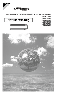 FTX20-35JV,FTX20-35J3_Operation manual_3PSV291652-1E_Swedish download